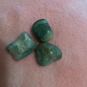 AMAZONITE SET OF 3 Beautiful CRYSTALS